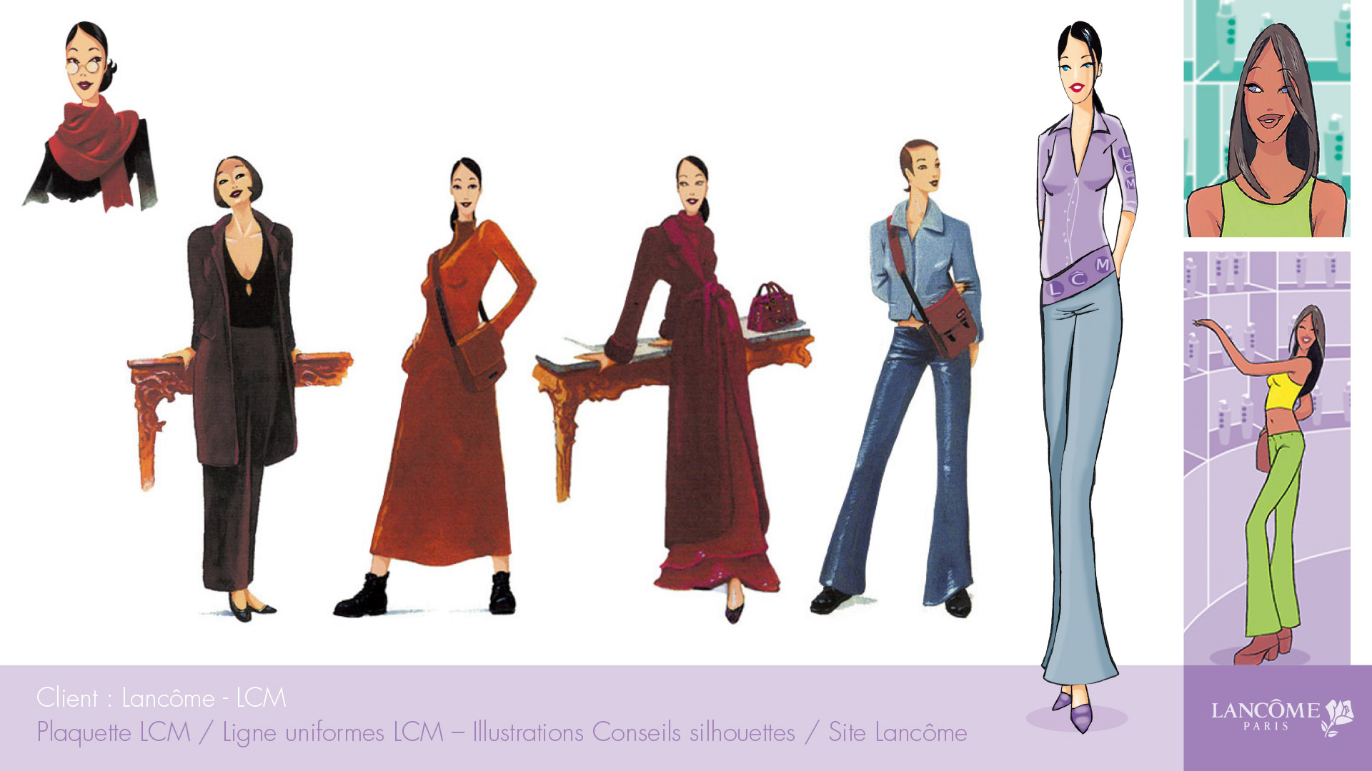 Illustrations pour Lancôme – LCM
